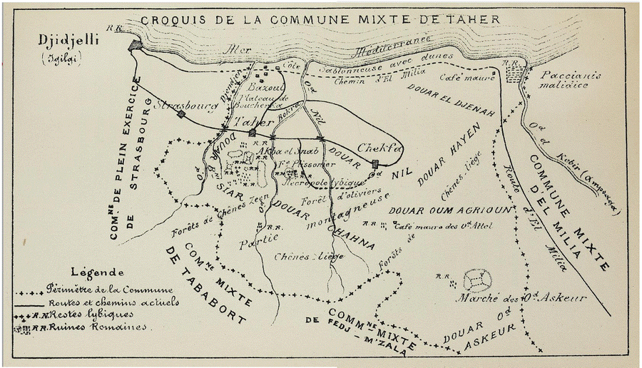 Ruines romaines , Taher, chekfa, Beni-Siar