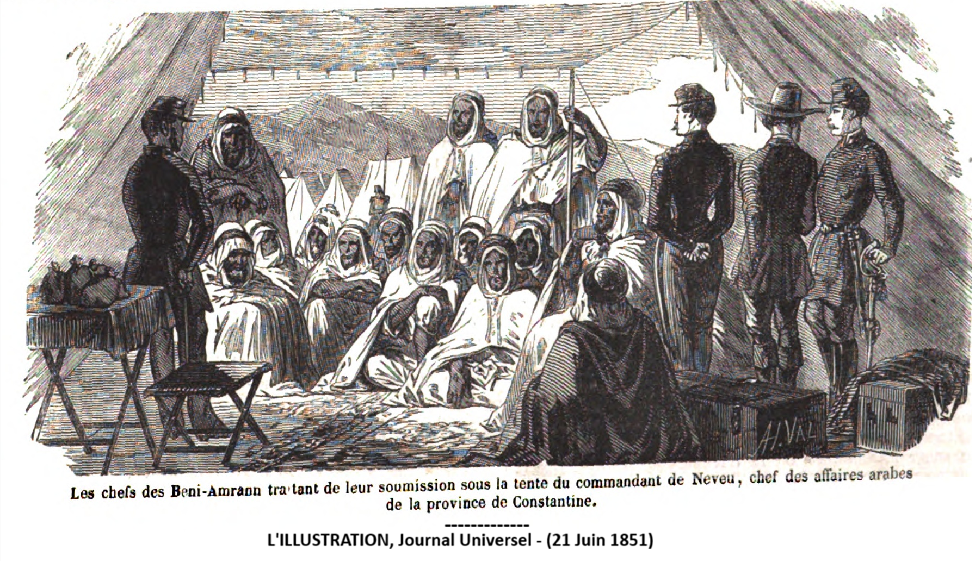 Beni-Amran, Jijel, Djidjelli, Expedition De Saint-Arnaut 1851