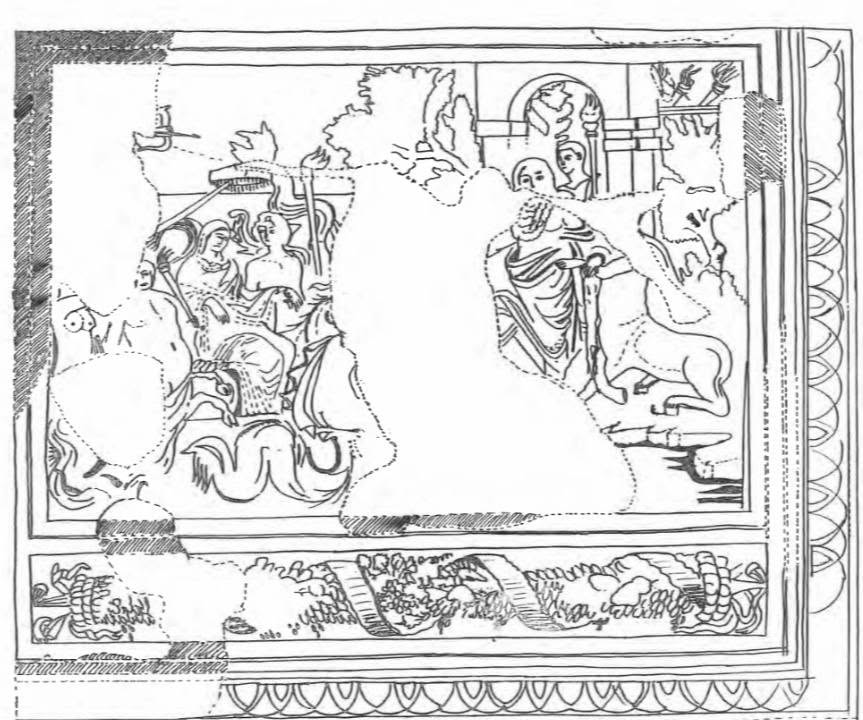  mosaïque_Ziama, Noces_Thétis_Pélée
